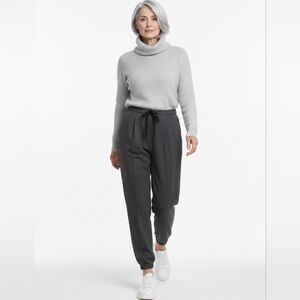 Planet By Lauren G Gray Anthracite Cotton Sweat Jogger Pull On Pants 3 XL (Box2)